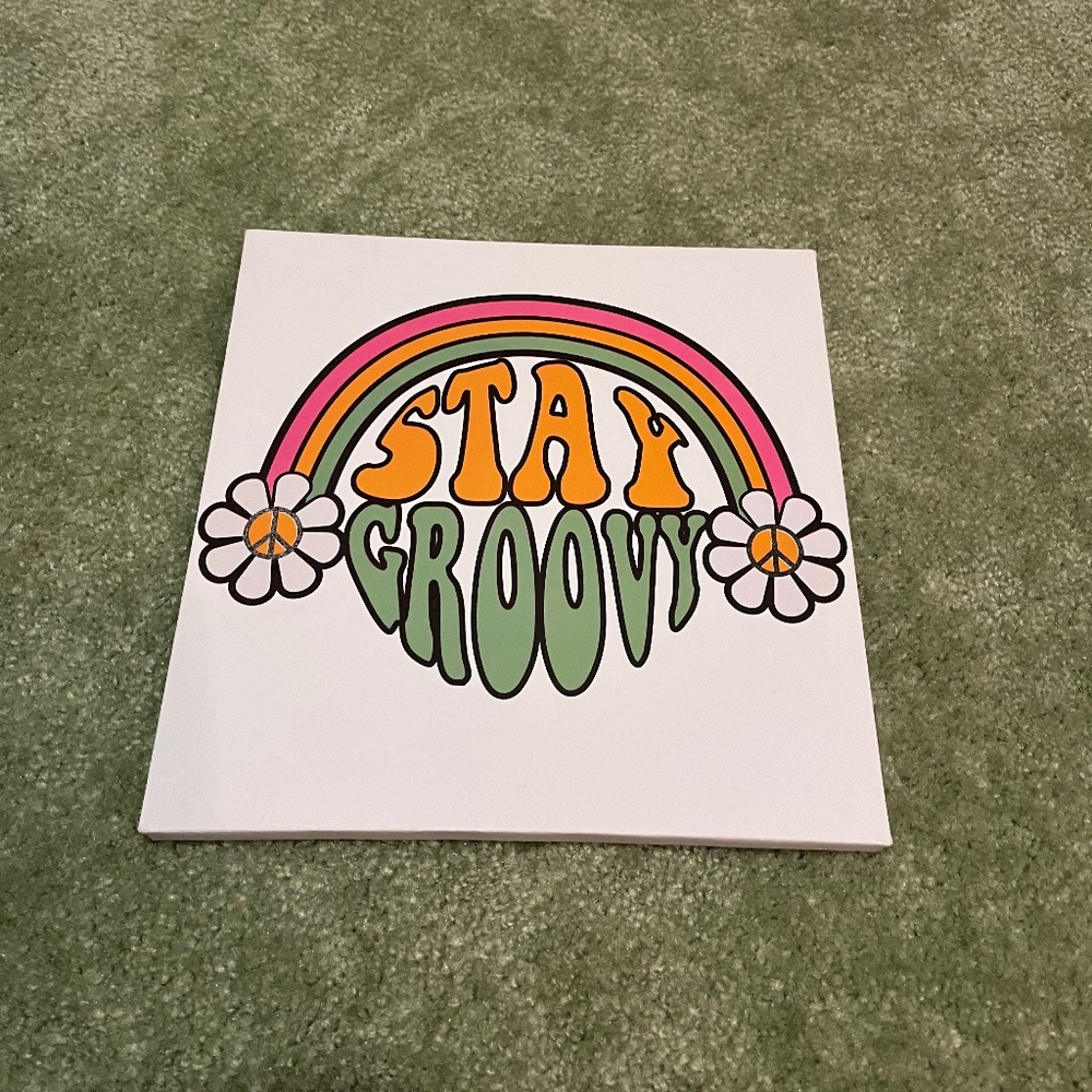 Cute Wall Signs Groovy 70's